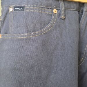 RVCA Men's Slate Gray Straight-Leg Chinos